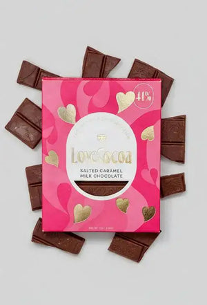 Hearts Salted Caramel Milk Chocolate Bar