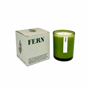 Green Fern Candle