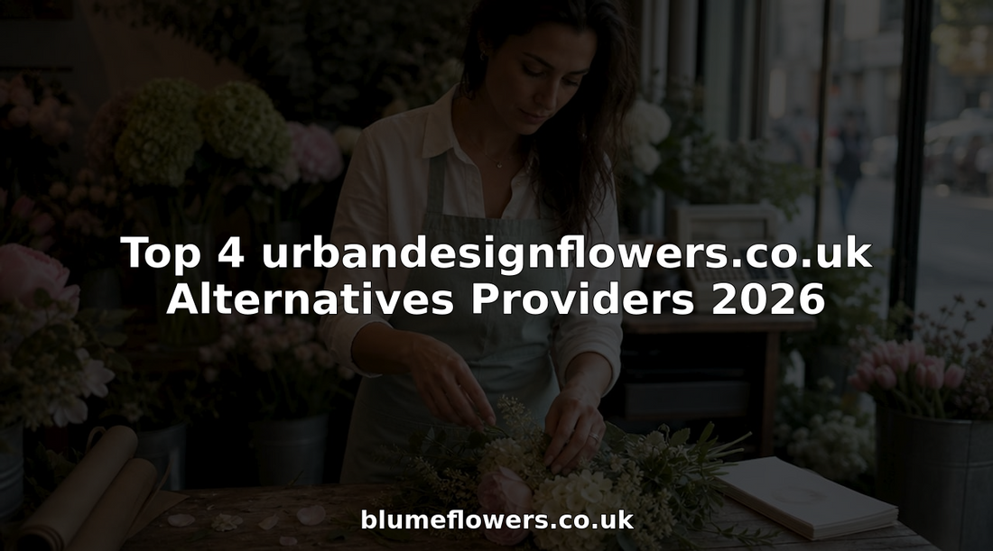 Florist arranging luxury floral bouquets in shop
