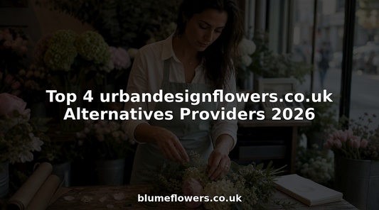 Florist arranging luxury floral bouquets in shop