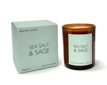 Heritage Range Candle Sea Salt & Sage Blume Flowers.