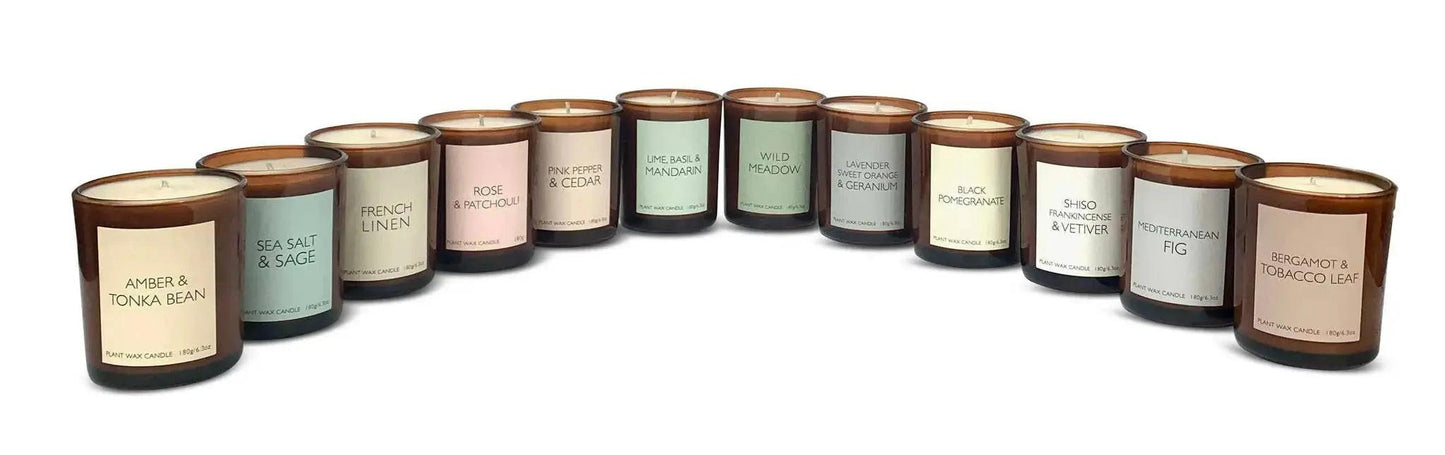 Heritage Range Candle Sea Salt & Sage Blume Flowers.