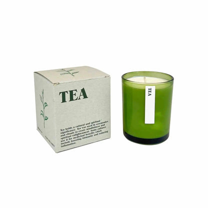 Green Tea Candle Blume Flowers.