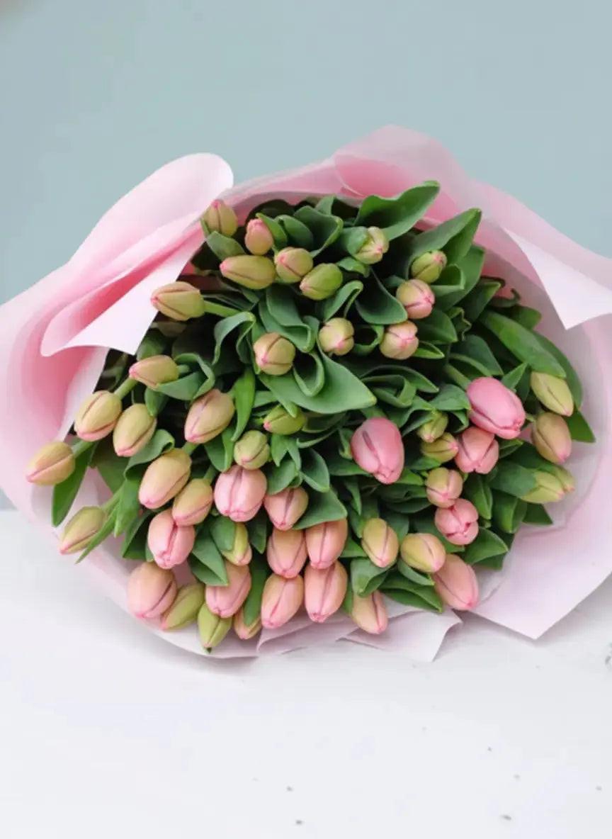 The Tulip Bouquet Blume Flowers.