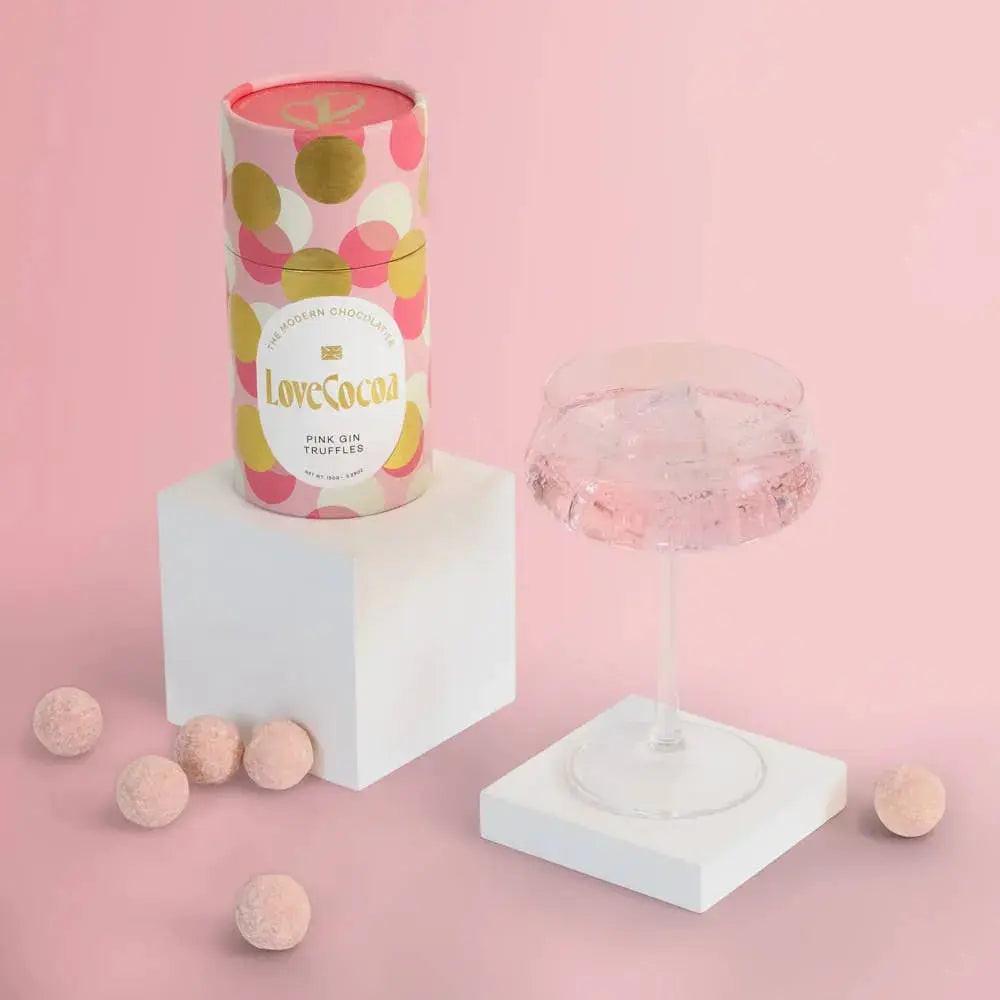 Pink Gin Truffles Blume Flowers.