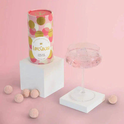 Pink Gin Truffles Blume Flowers.