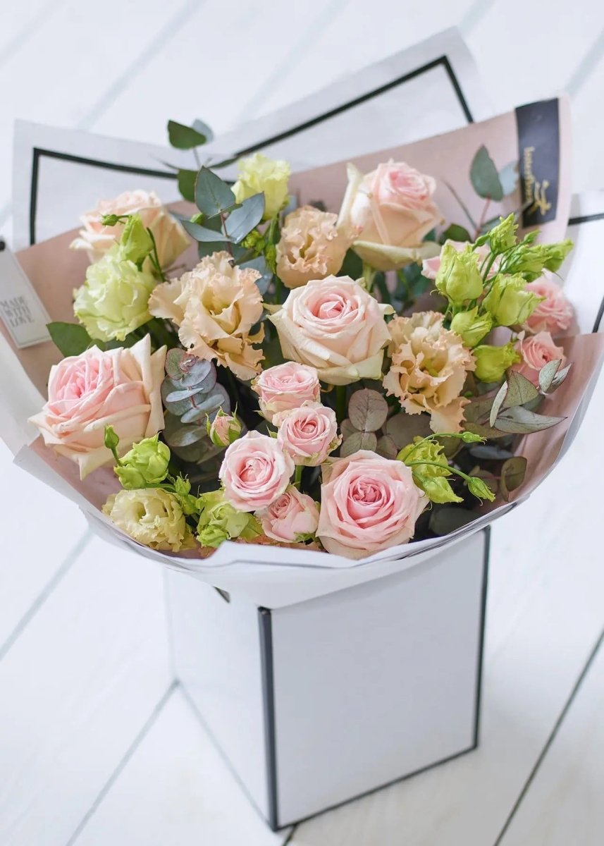 Beautifully Simple Pink Bouquet - Urban Design Flowers