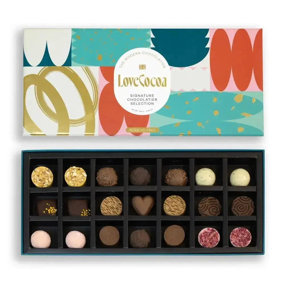 Signature Chocolate Truffle Selection Box Blume Flowers.